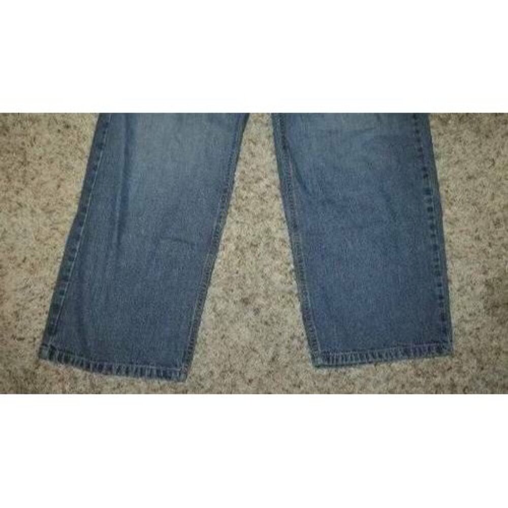 Womens Aeropostale Jeans 27x28 Blue Loose Straight Denim Jr Girls - Picture 3 of 5